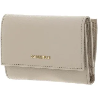 Coccinelle Metallic Soft Geldbörse Damen beige