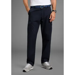 MAN'S WORLD Cargohose Regular Blau 35