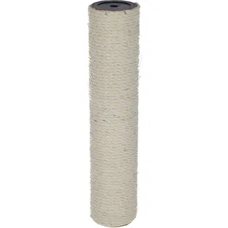 Kerbl Pet Ersatzsäule für Katzenkratzbäume | Beige, 30 cm lang, Ø 9 cm, mit Natursisal und Gewindestange als Ersatzstamm für Katzenkratzbäume