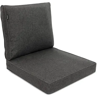 bomoe Loungekissen Ilano 60 x 60 cm Grau