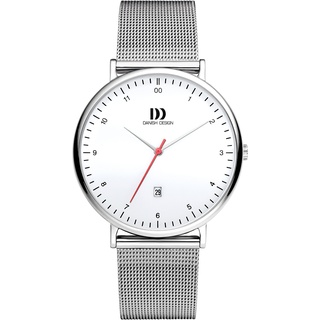 Danish Design Herren Analog Quarz Uhr mit Edelstahl Armband IQ62Q1188