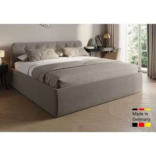 home collective Polsterbett 200 x 200 cm Beige