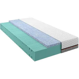 Schlaraffia Kaltschaummatratze, Textil, H3, Füllung: Kaltschaum, 80x200 cm, Reach, DIN EN ISO 14001, DIN EN ISO 9001, Oeko-Tex® Standard 100, Härtegradauswahl, Bezug abnehmbar/waschbar, Tragegriffe, atmungsaktiv, alternative Größen erhältlich, Schlafzimmer, Matratzen Shop, Matratzen, Kaltschaummatratzen