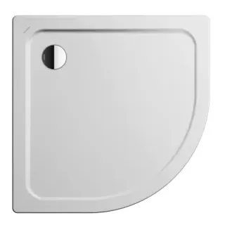 Kaldewei Arrondo Viertelkreis-Duschwanne 100 x 100 x 2,5 cm Stahl Grau (460248040199)