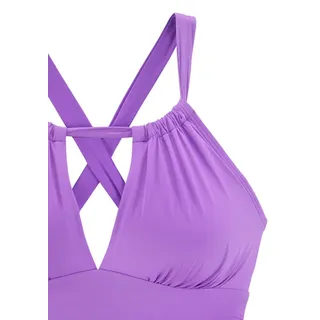 s.Oliver Badeanzug Damen Lila 38 Cup C/D