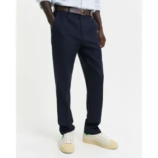 Gant für Herren. 1505338 Club Slim Fit Navy-Hose (58), Lässig, Party, Klassisch, Polyester, Marine