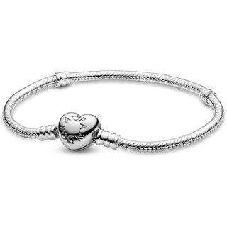 Pandora Moments Silver Heart Armband (16cm) 590719