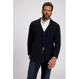 JP1880 Poloshirt Stricksakko FLEXNAMIC® Business Milano-Strick blau XL