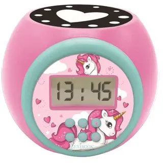 Lexibook Einhorn Projektionswecker mit Timer & 3-Farben-Projektion | Gr.: onesize