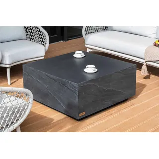 ELEMENTI Gartentisch COLORADO aus Beton, modern, Outdoor Tisch (1-St., Gartentisch aus Beton), Beton,Schieferschwarz schwarz rechteckig | 86 cm x 40 cm x 86 cm