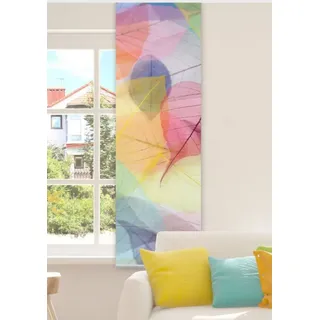 gardinen-for-life Schiebegardine Color Leaves Flächenvorhang kurz HxB 180x60 cm - B-line weiß