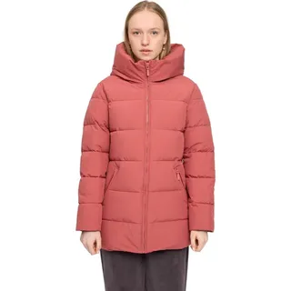 Mazine Basic Mid Length Puffer Jacket - Steppjacke, Größe:L, Farbe:marsala