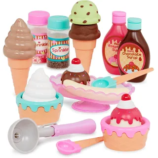 Battat Eisdiele Sweet Treats, Eiscreme-Spielset mit Portionierer