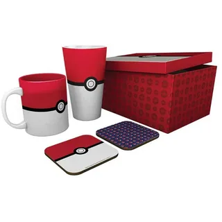 ABYstyle Pokemon Glas-Tassen-Set "Pokéball"