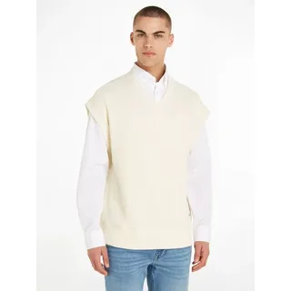 Tommy Hilfiger Pullunder MONOTYPE WAFFLE VEST beige L (50)
