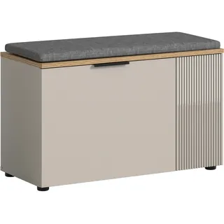 Home Affaire EDIL 80 x 48 x 36 cm 2 Türen, 4 Fächer / beige