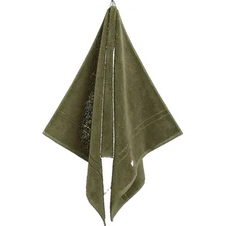 GANT Premium 4er Set Gästetuch 30x30 Farbe Warm Surplus Green Größe 4x30x30