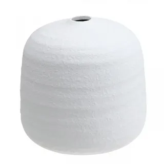 Viana Übertopf Blumenvase Keramik Deko Vase Weiß Ø19cm H18cm Landhausstil weiß