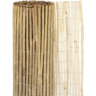 Windhager Sichtschutzmatte Mitake, Zaunmatte aus Bambus, Bambusmatte, Sichtschutz-Zaun aus naturbelassenen Bambus, Blickschutz, 100 x 300 cm, 06684
