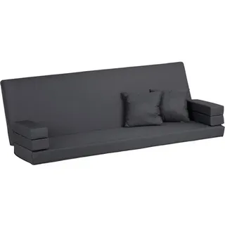 ACAMP Sitzkissen Star 183 x 57 cm Grau