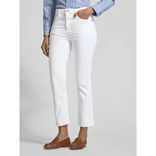Straight Leg Jeans im 5-Pocket-Design, Weiss, 44