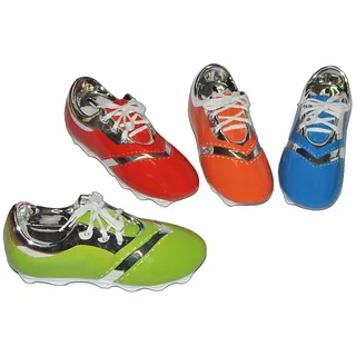 alles-meine.de GmbH Sparschwein Fußball Schuh - Porzellan/Keramik - stabile Sparbüchse Spardose Kinder Fussball
