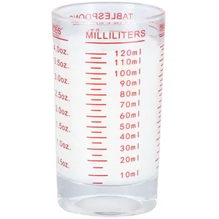Shengxi Messbecher Shotglas Mit Waage, 120ML Espresso Schnapsgläser, Klein Shot Gläser, Mini Robust Backen für Küche Bar Wodka Cocktail Tequila