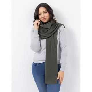 VIA MILANO Schal Rollkante 180 x 36cm 100% Kaschmir