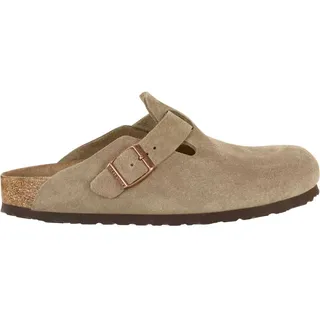 Birkenstock Boston Weichbettung Veloursleder taupe 38