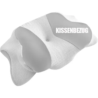 Uniency Kissenbezug für Memory Foam Kissen (Grau)