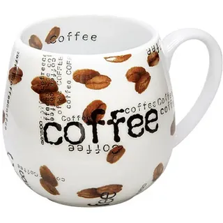 Könitz Tasse "Coffee Collage" in Braun - 420 ml