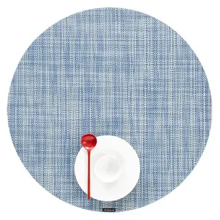 Chilewich, Tischset, Mini Basketweave Tischset Chambray (1 Stk., 38 cm)
