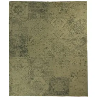 HSM Collection Teppich Patchwork - 160x230 - Beige/Gelb/Grün/Blau - Polyester