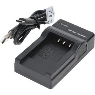 AccuCell USB Ladegerät kompatibel für Nikon EN-EL19, Pentax D-LI88 und Sanyo DB-L80