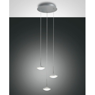 Fabas Luce Hale LED, Aluminium gebürstet, Methacrylat, satiniert, 2100lm, 24W