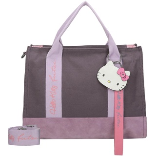 Fritzi aus Preussen Damen Hello Kitty Fritzi Tote Bag Canvas Purple Cat Shopper