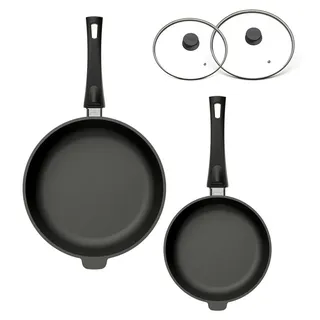 Hoffmann STONIQ Pfannen-Set 4-tlg. 24 cm + 28 cm