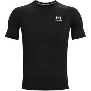 Under Armour HeatGear kurzarm Funktionsshirt Herren 001 black/white 3XL