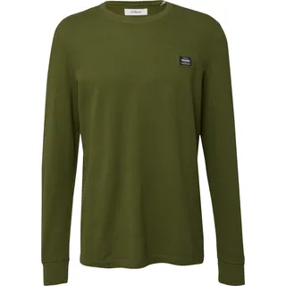 s.Oliver Strukturiertes Longsleeve grün XL