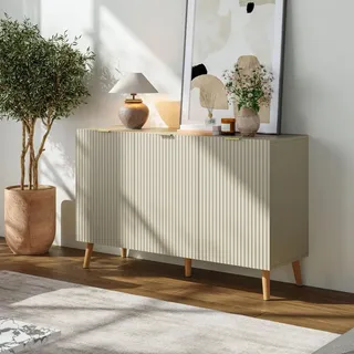 [en.casa] Nand 120 x 76 x 40 cm Sandfarben