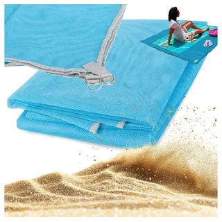 Picknickdecke Strandmatte 150 x 200 cm 200 x 200 cm – Sandfrei, mit Befestigungsösen, Sport-Knight® rosa 200 cm x 200 cm