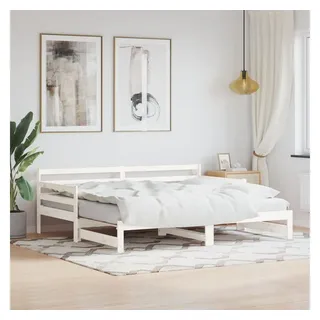 vidaXL Tagesbett 90 x 200 cm Weiß
