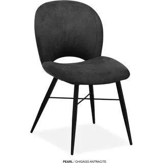 omg design Esszimmerstuhl Pearl Polyester anthrazit