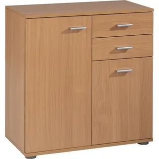 Home4You Kommode 71 x 76 x 0 cm Buche Dekor / Braun