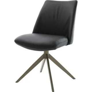 DeLife Drehstuhl Elso-Flex Leder schwarz