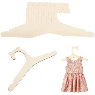 12 Stück Kleiderbügel Kinder Holz Set, Kinderkleiderbügel Holz, Baby Kleiderbügels, Kinder Kleiderbügel Holzs, Kleiderbügels Babykleidung für Baby Kleidung, Hemden, Jacken, Hosen, Schrank Aufbewahrung