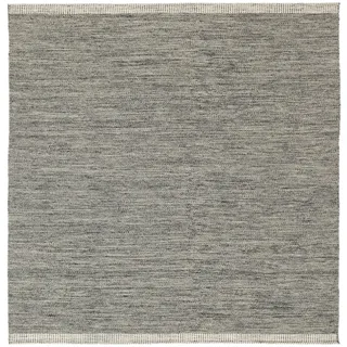 RugVista Serafina, Teppich, Kelim Modern, 250 x cm, Quadratisch, Mittlerer Stapel, Wohnzimmer, Esszimmer, Schlafzimmer, Nur chemische Reinigung, Care & Fair Zertifiziert, Dunkel Grau