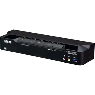 ATEN CS1924A KVMP-Switch 4-fach, DisplayPort, USB 3.0, 8K