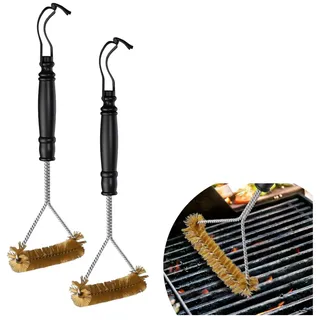 Grillbürste Messing Grillreinigung Bürste Reinigungsbürste Gussrost Grill Zub...