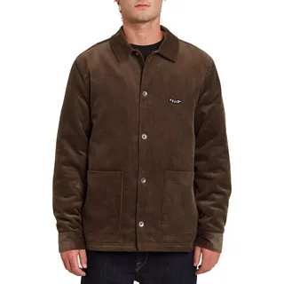 Volcom Herren Cordjacke Benvord braun - S - S